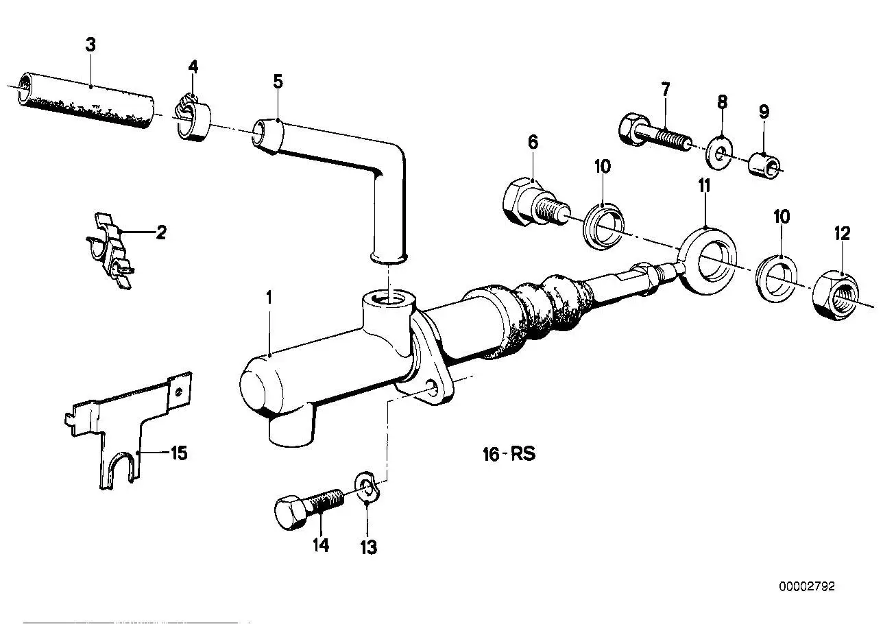 BMW Anschlussstück E12 E21 E23 E24 E28 34321102282 - 3er, 5er, 6e