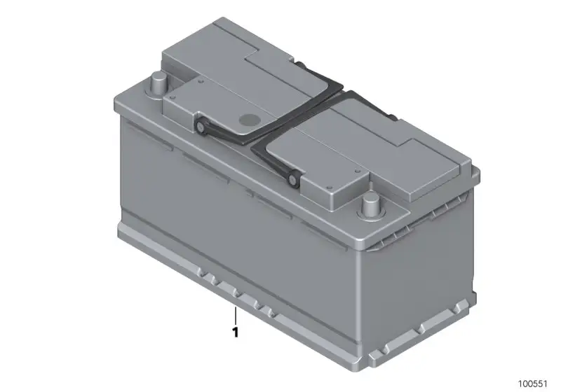 BMW Original BMW EFB-Batterie 80AH F39 F20 F44 F45 F46 F48 F54 F5