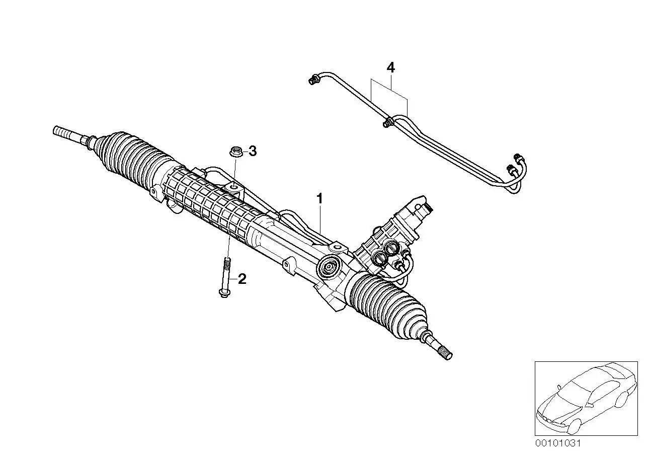 BMW Satz Rohrleitung E46 32131096845 - Bildposition 04