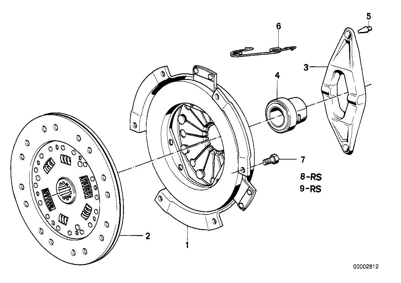 BMW Ausrückhebel E30 E12 E21 E23 E24 E28 E31 E32 E34 E36 E38 E39