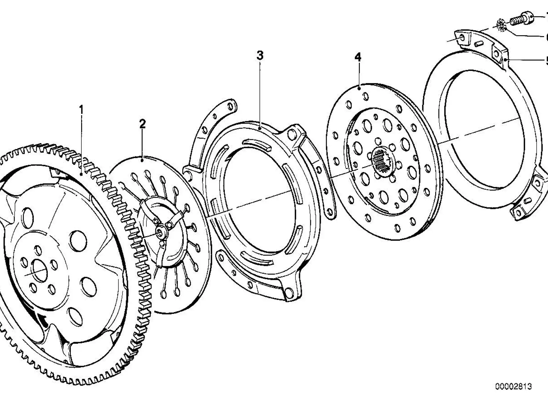BMW Fächerscheibe R45 R45T R65 R65T K41 21211242377