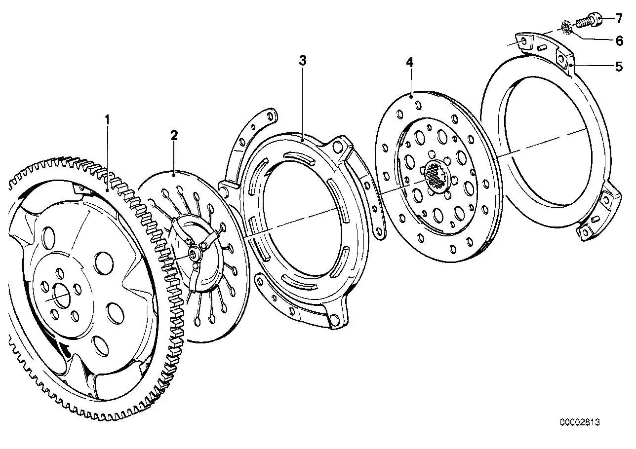 BMW Fächerscheibe R45 R45T R65 R65T K41 21211242377 - 89V1, K589,