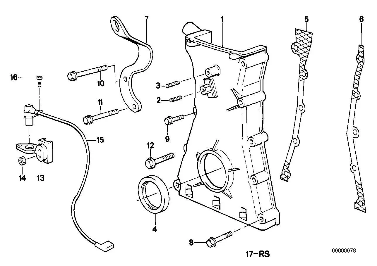 BMW Impulsgeber E34 12141312895
