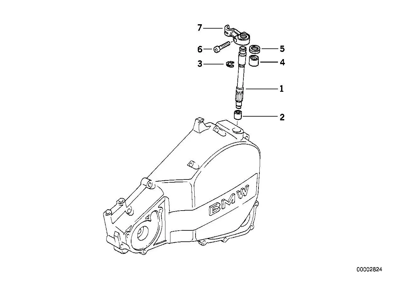 BMW Ausrückhebel 21212343302