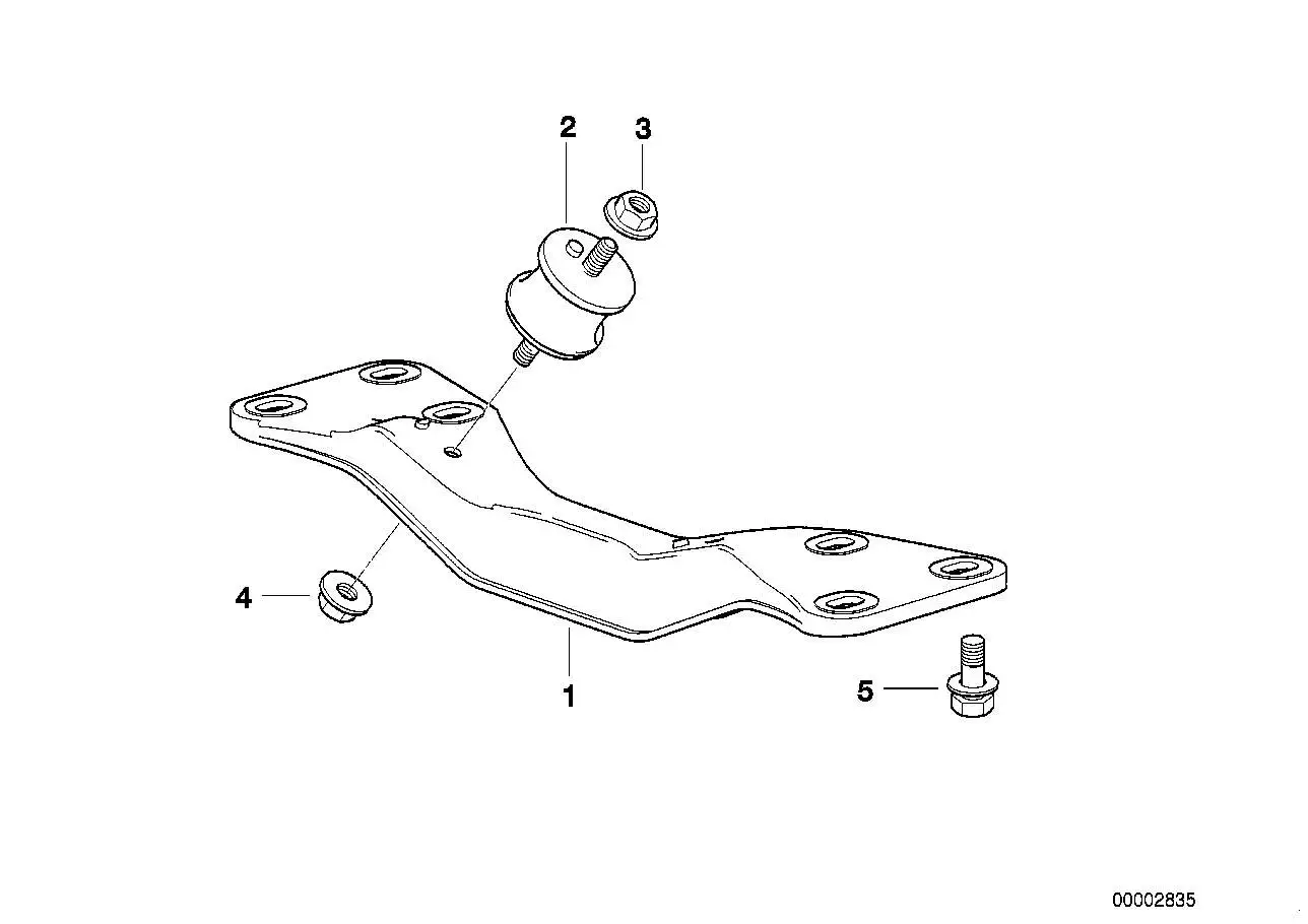 BMW Gummilager E52 22316750821 - Z8 E52 Roadster /