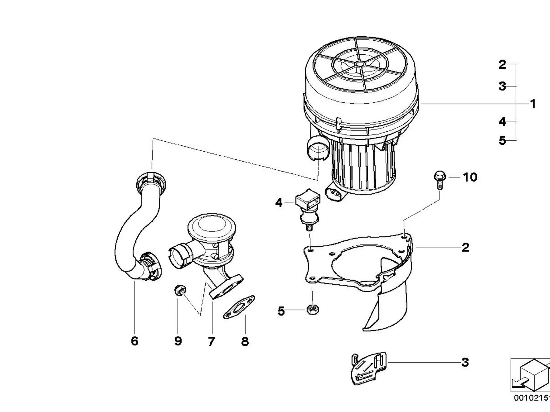 BMW Druckschlauch E85 11727508048