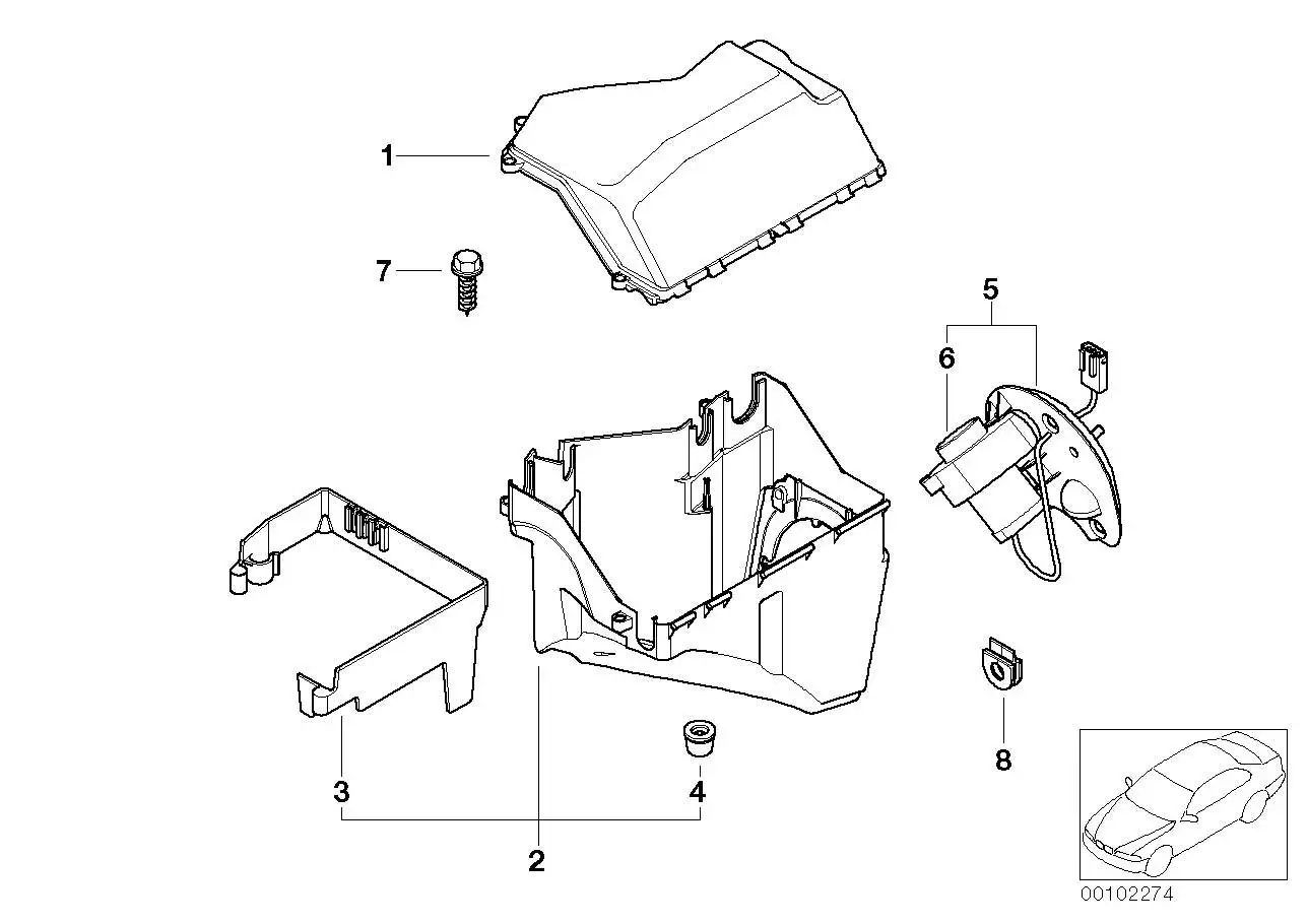 BMW Innensechskantschraube E46 E65 E66 E83 34436783644 - 3er, 7er
