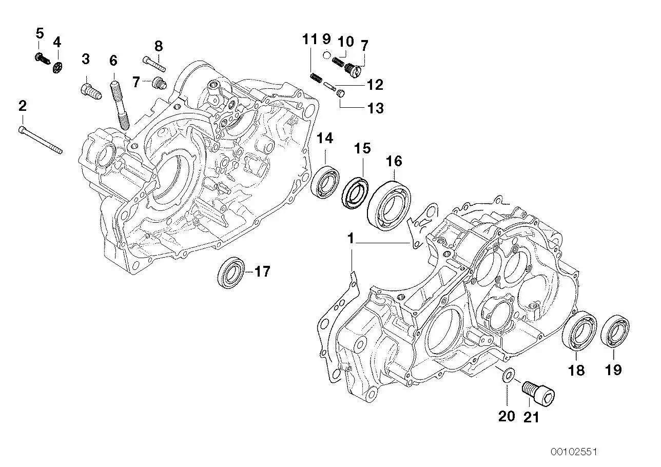 BMW Dichtung 11112343012