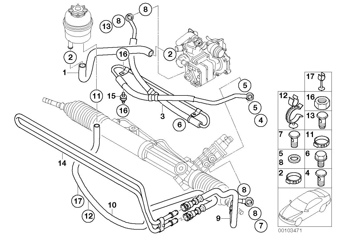 BMW Kühlschlange E46 17111436262 - 3er E46