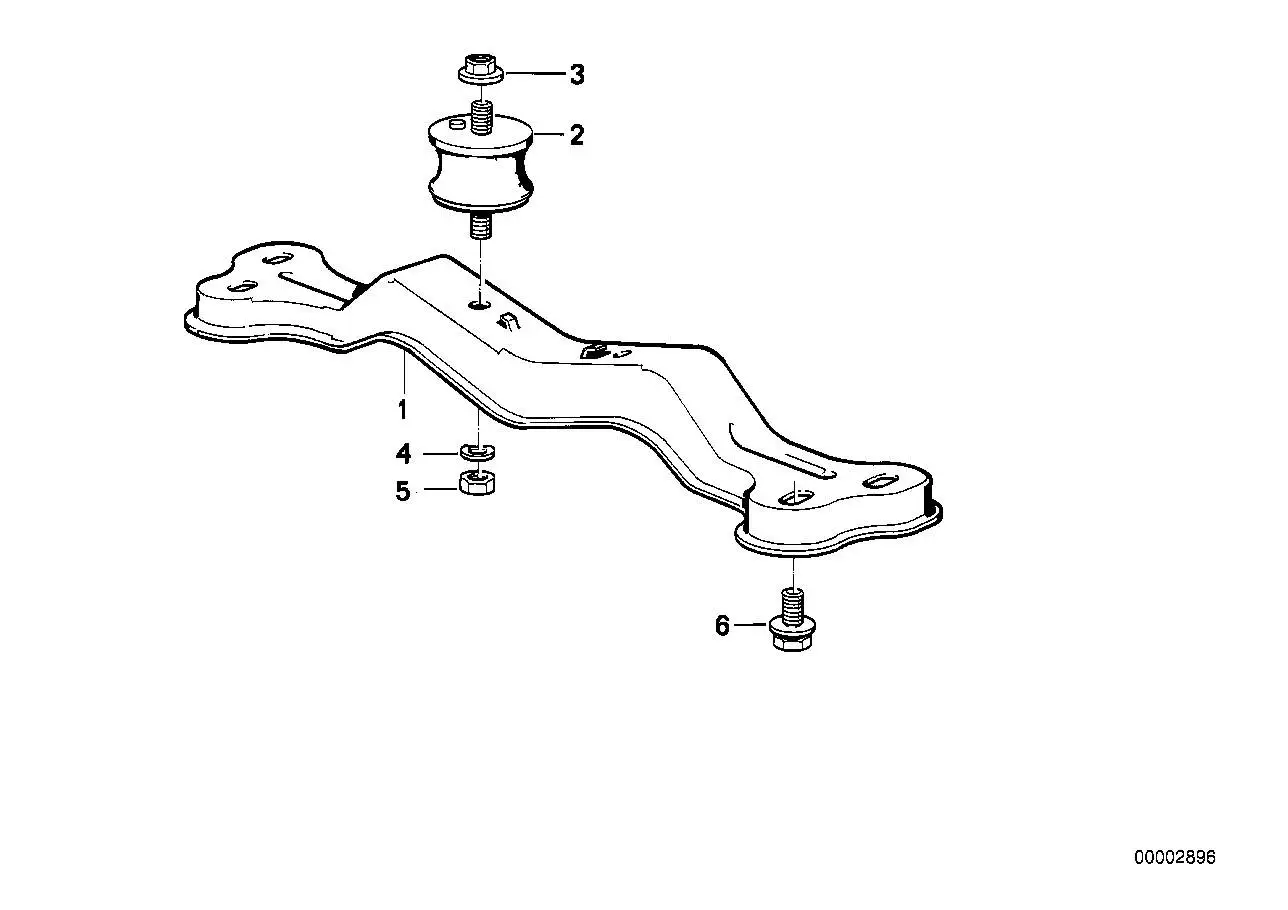 BMW Gummilager E34 23701138413 - 5er E34