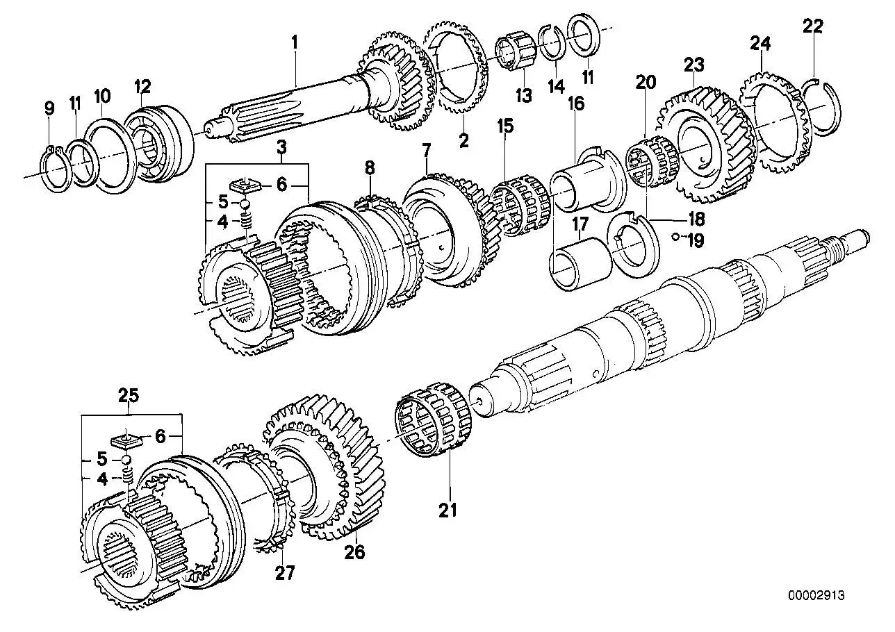 BMW Synchronring E28 E30 E34 23231228242
