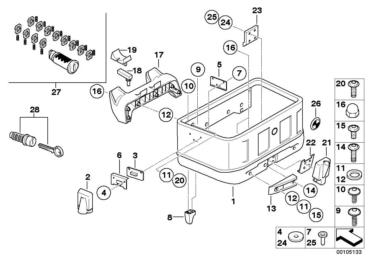 BMW Schneidschraube R21A 71607672269