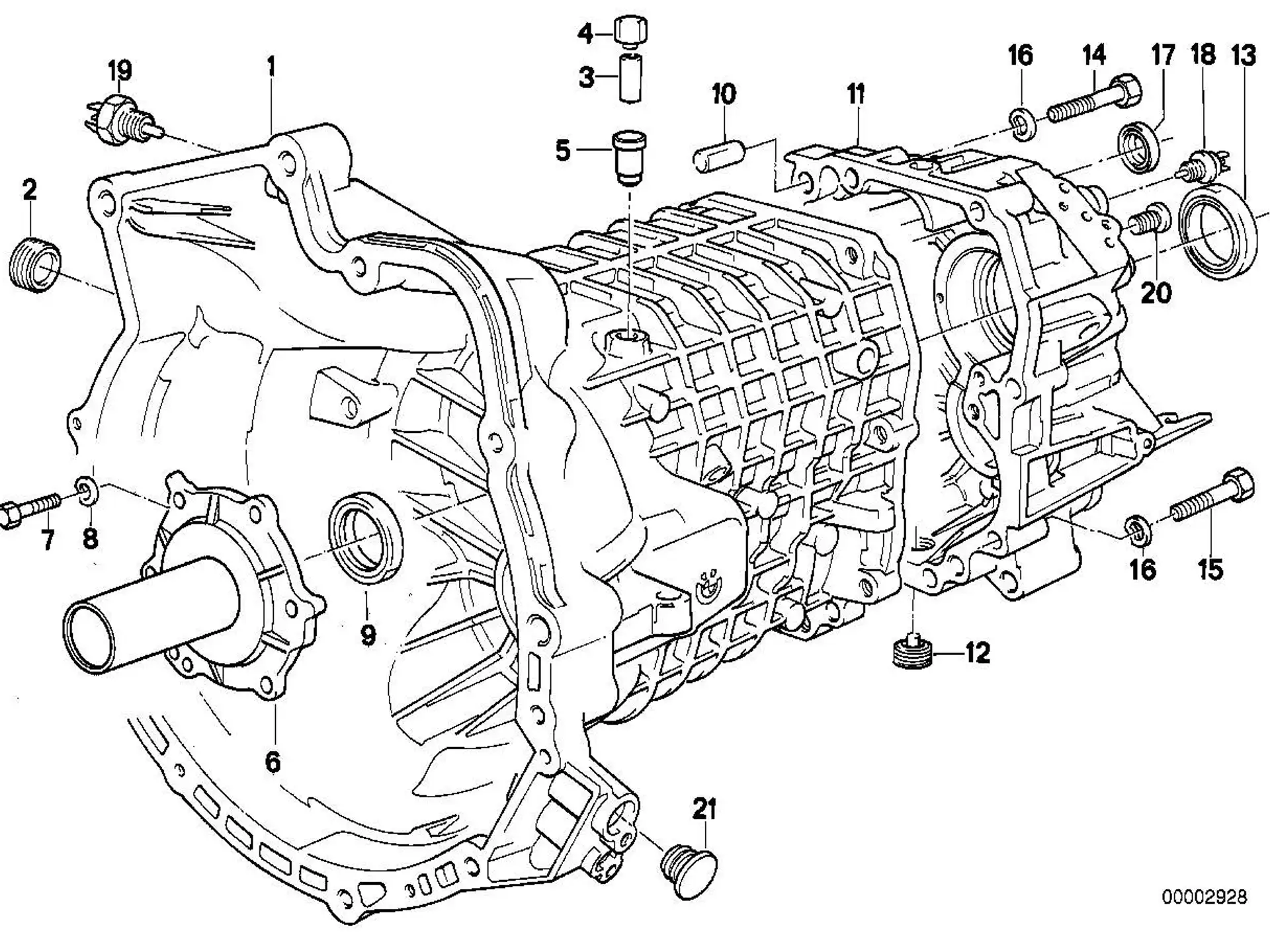 BMW Wellendichtring E12 E23 E24 E28 E30 E32 E34 23121209311