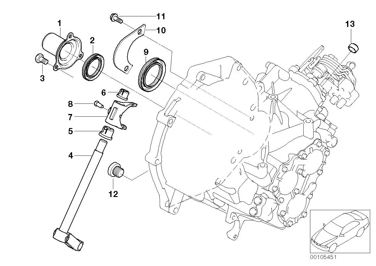 BMW Abdeckblech R50 R52 R53 24007513345 - Bildposition 10
