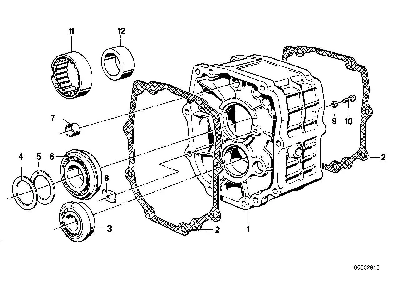 BMW Rollenlager E12 E21 E23 E24 E28 E30 E34 23211209327