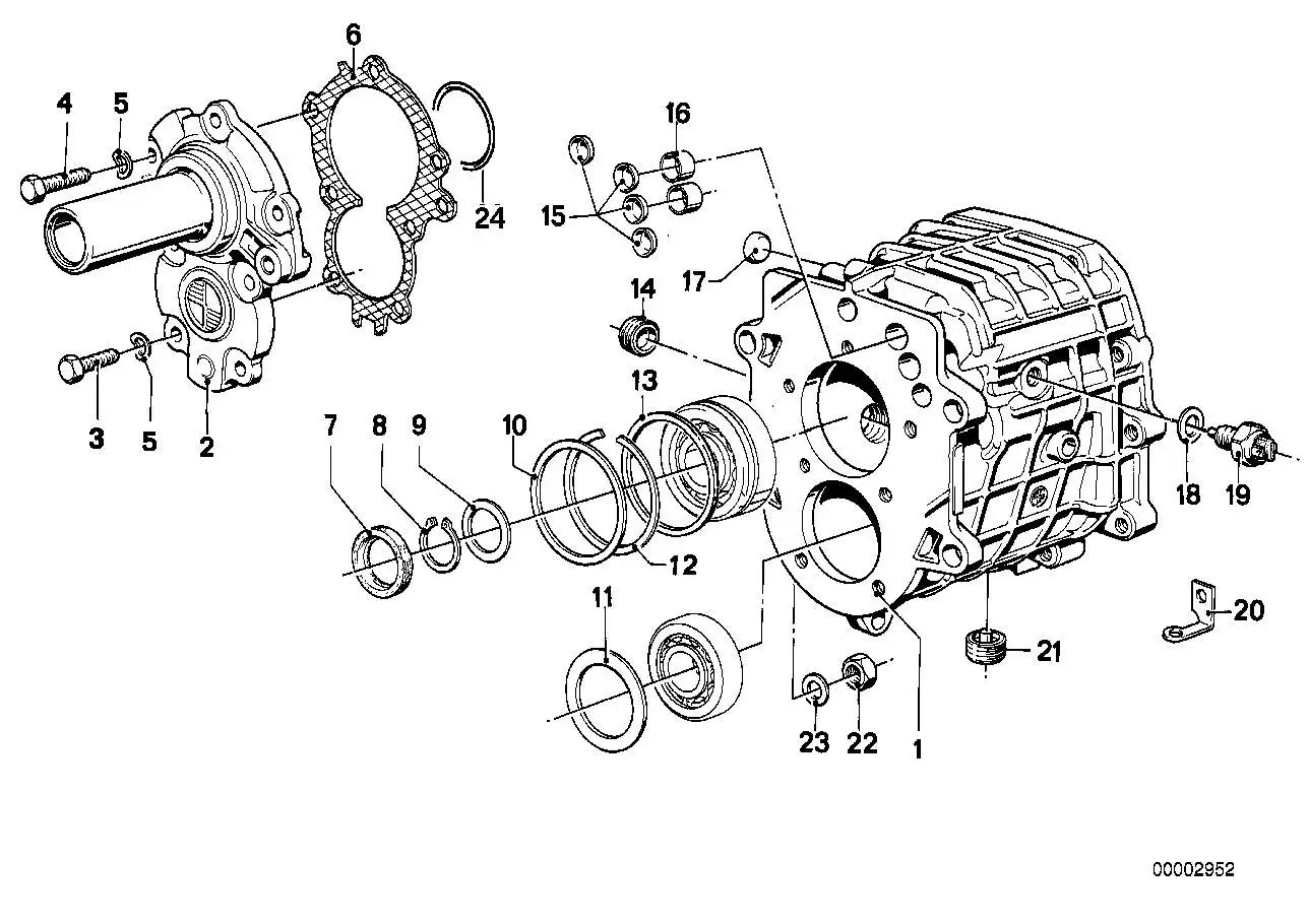 BMW O-Ring E30 E12 E23 E24 E28 23111228313 - Z1, 5er, 6er, 7er