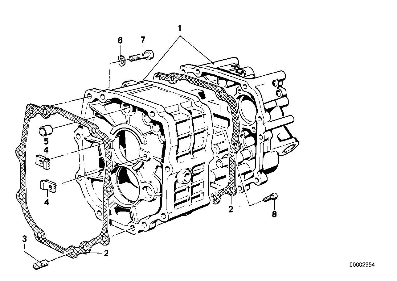 BMW Dichtung asbestfrei E30 E12 E23 E24 E28 23121222359