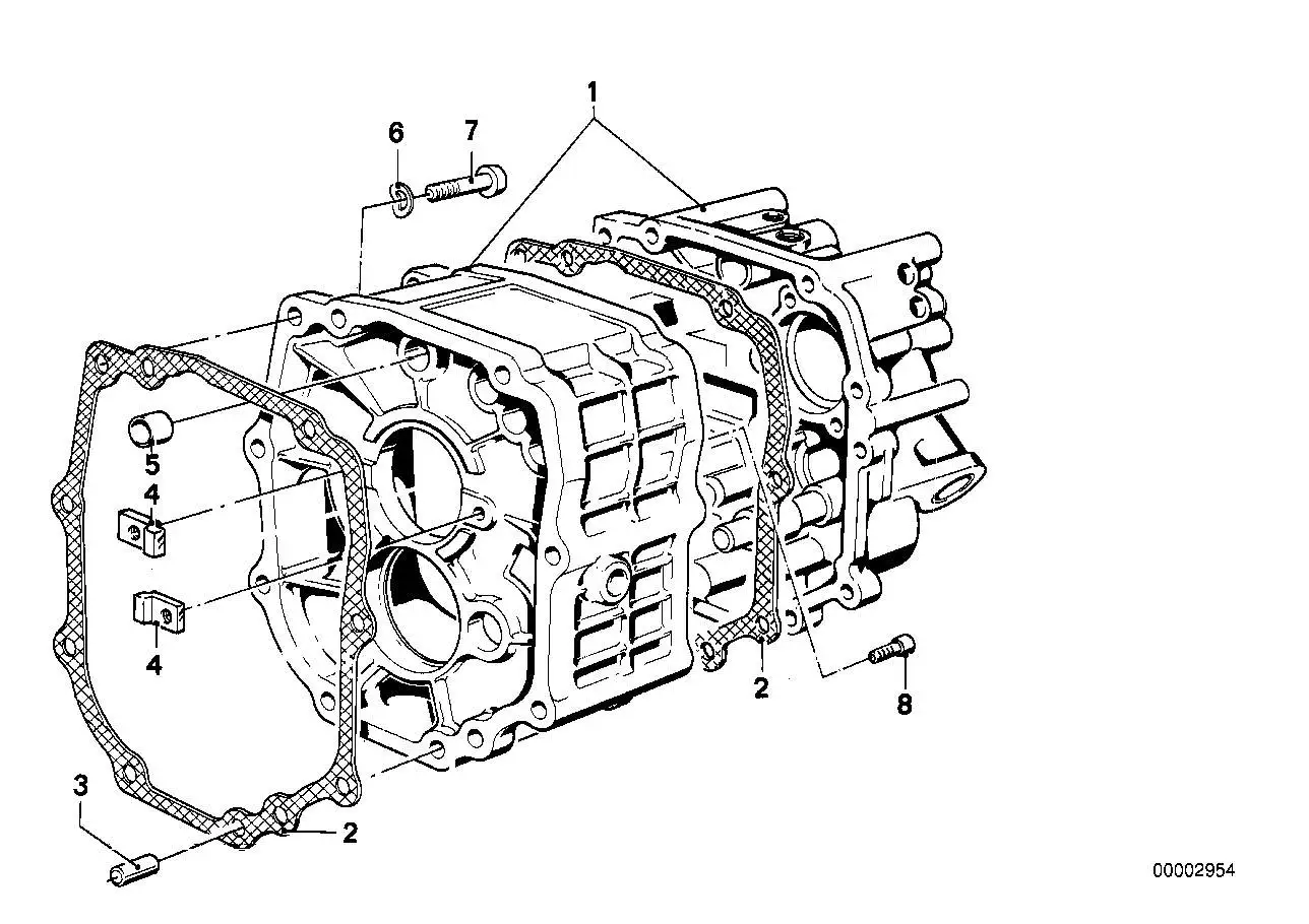 BMW Dichtung asbestfrei E30 E12 E23 E24 E28 23121222359 - Z1, 5er