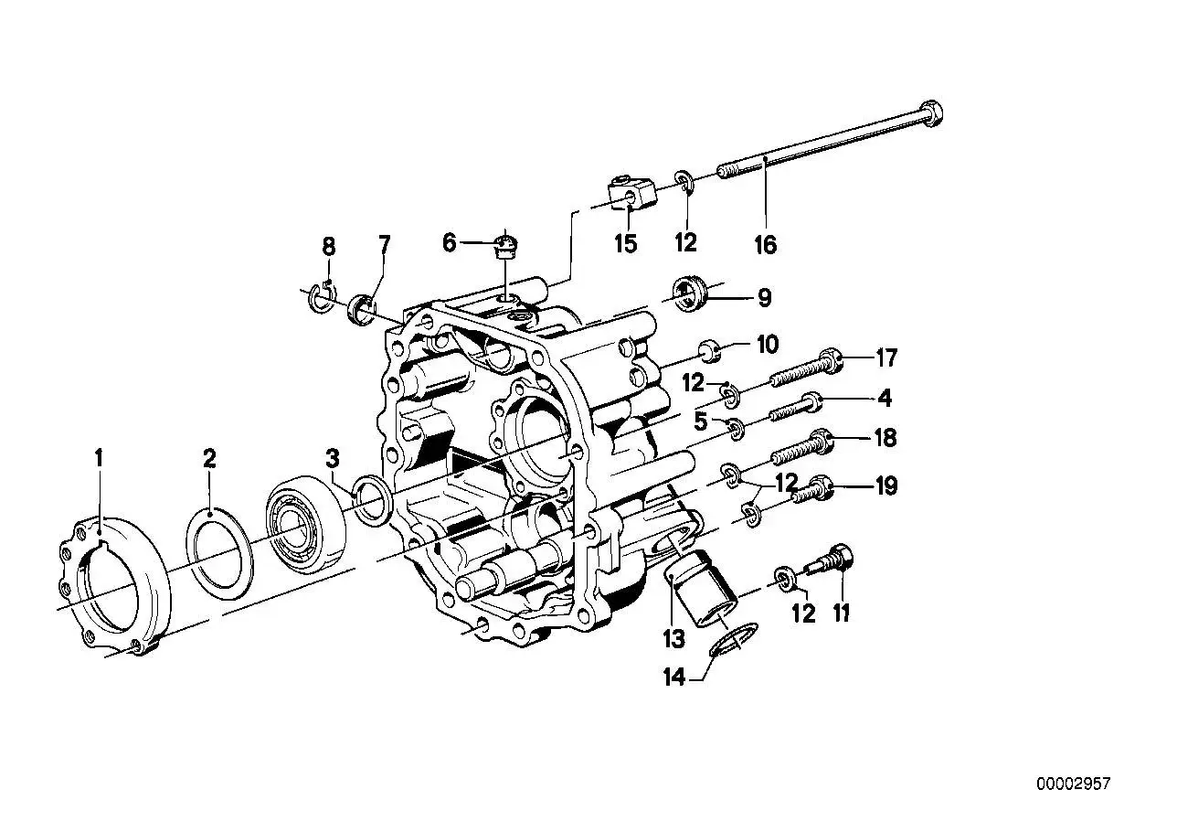 BMW Lagerbock E30 E12 E23 E24 E28 25111202842