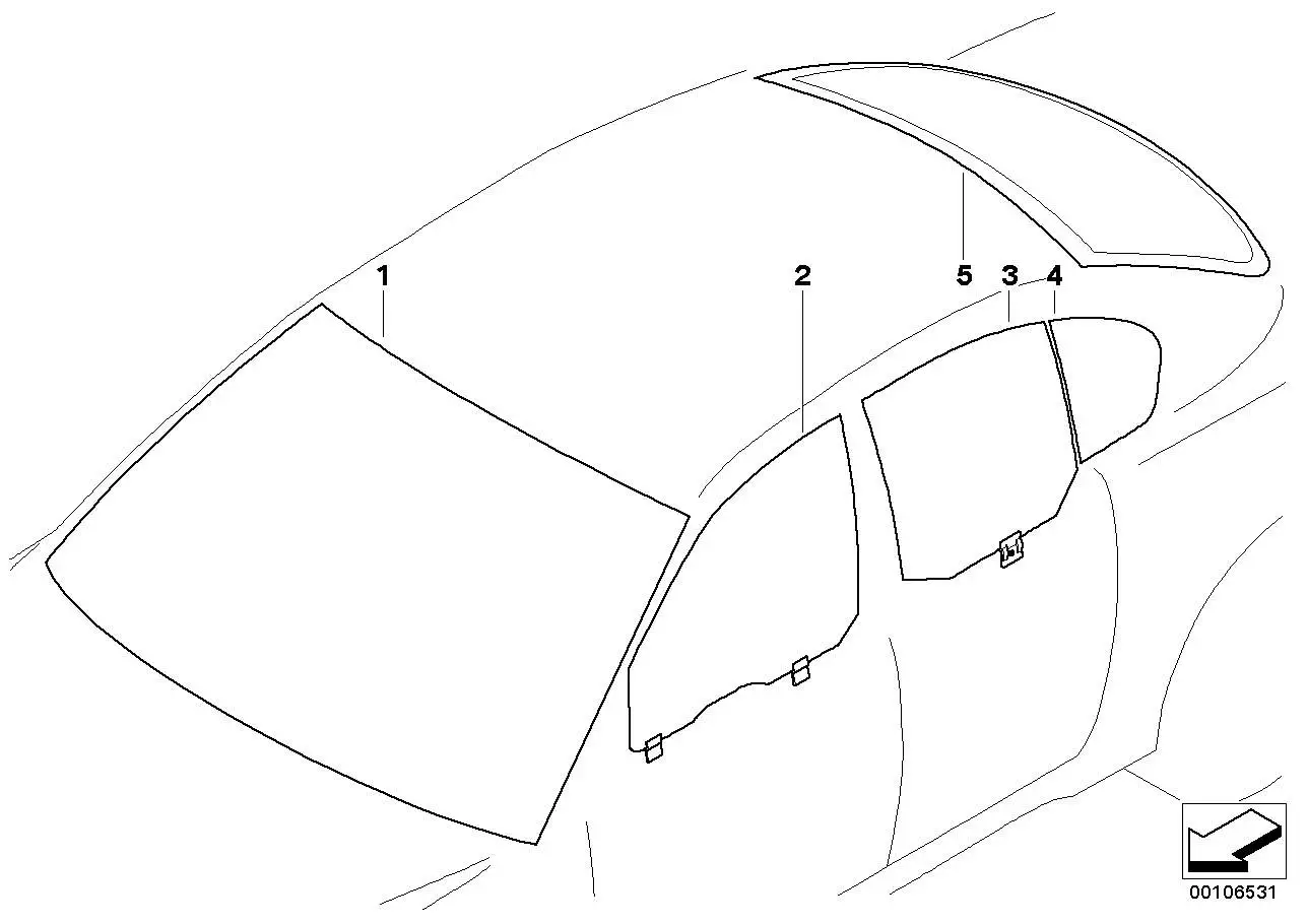 BMW Schallisolierung Windlauf E60 E61 51487009037