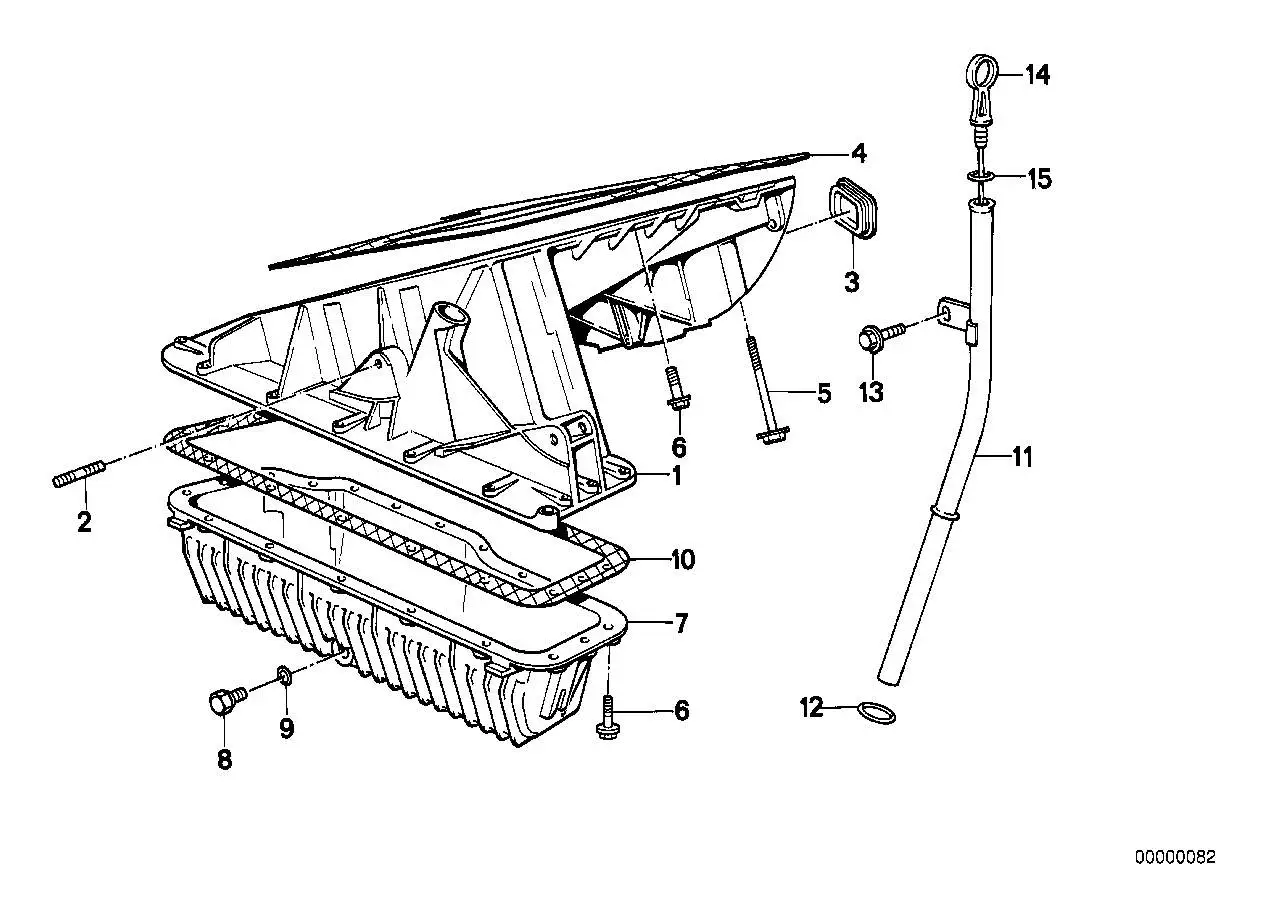BMW Sechskantschraube mit Scheibe E30 E28 E31 E32 E34 E36 E38 E39