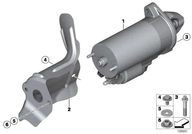 BMW Anlasser 12417610347