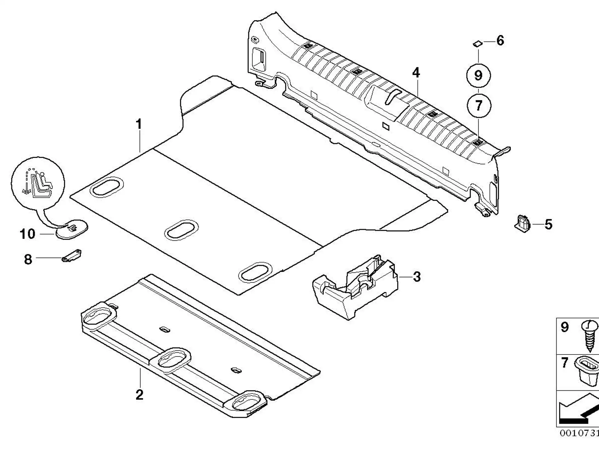 BMW Blende E46 51478252735