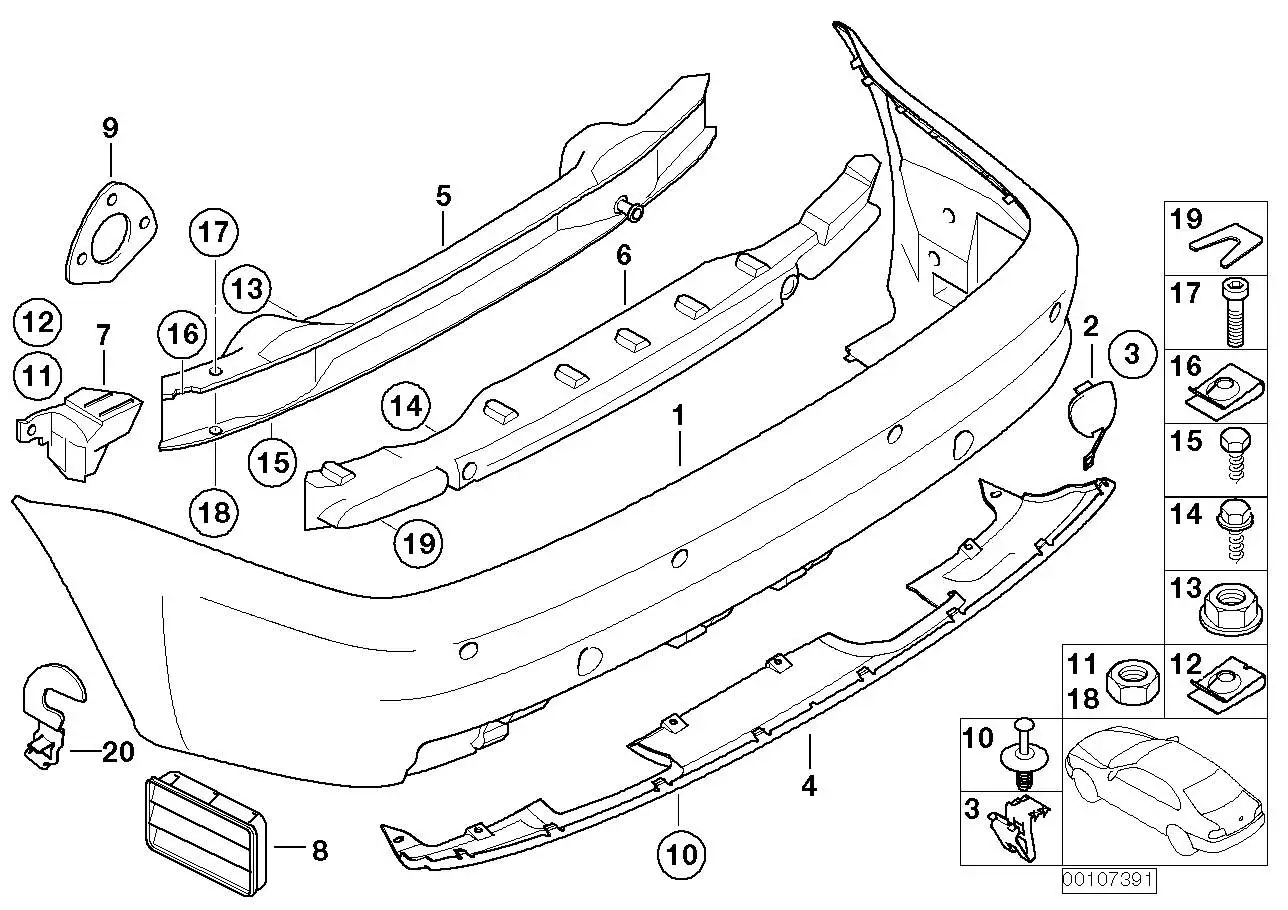 BMW Distanzstück E36 E46 54218169848 - Bildposition 19