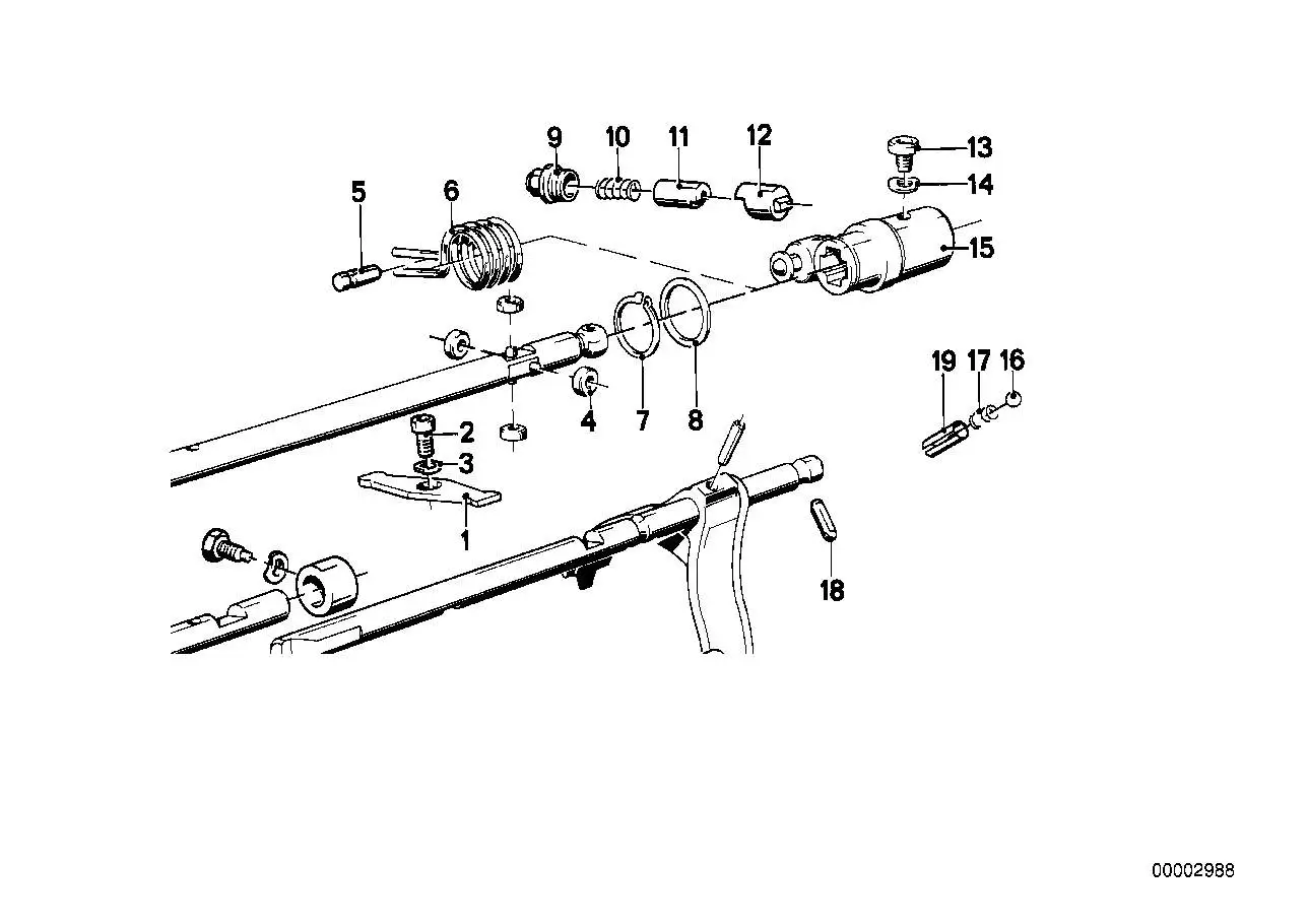 BMW Zylinderstift E12 E21 E28 07119942526