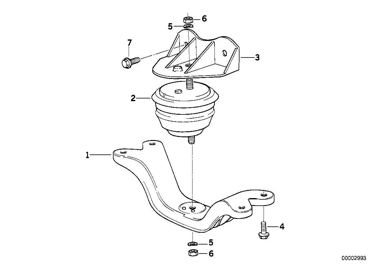 BMW Gummilager E31 23701137870