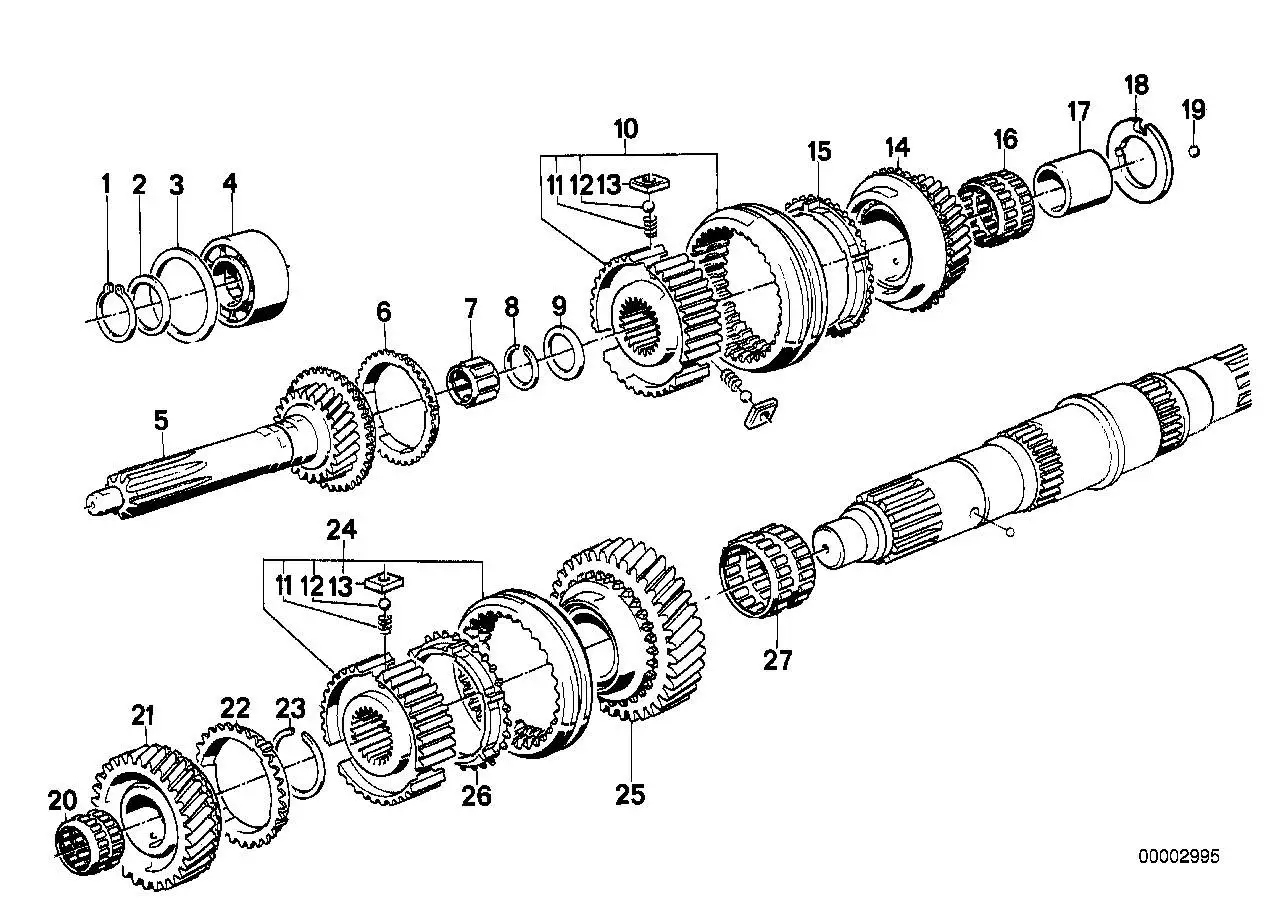 BMW Mitnehmerstein 23231224364 - Bildposition 13