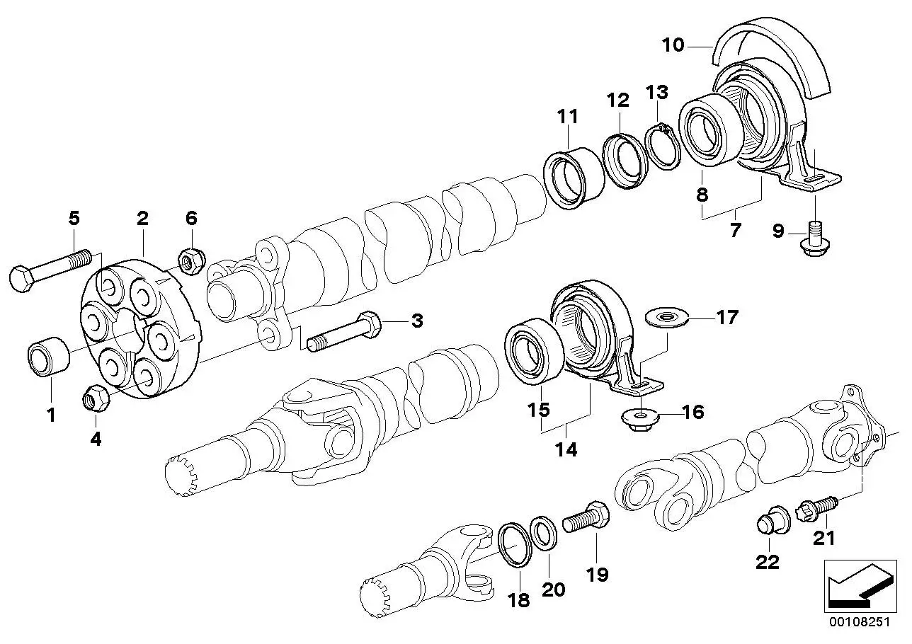 BMW Ausgleichscheibe E46 26121229538 - 3er E46