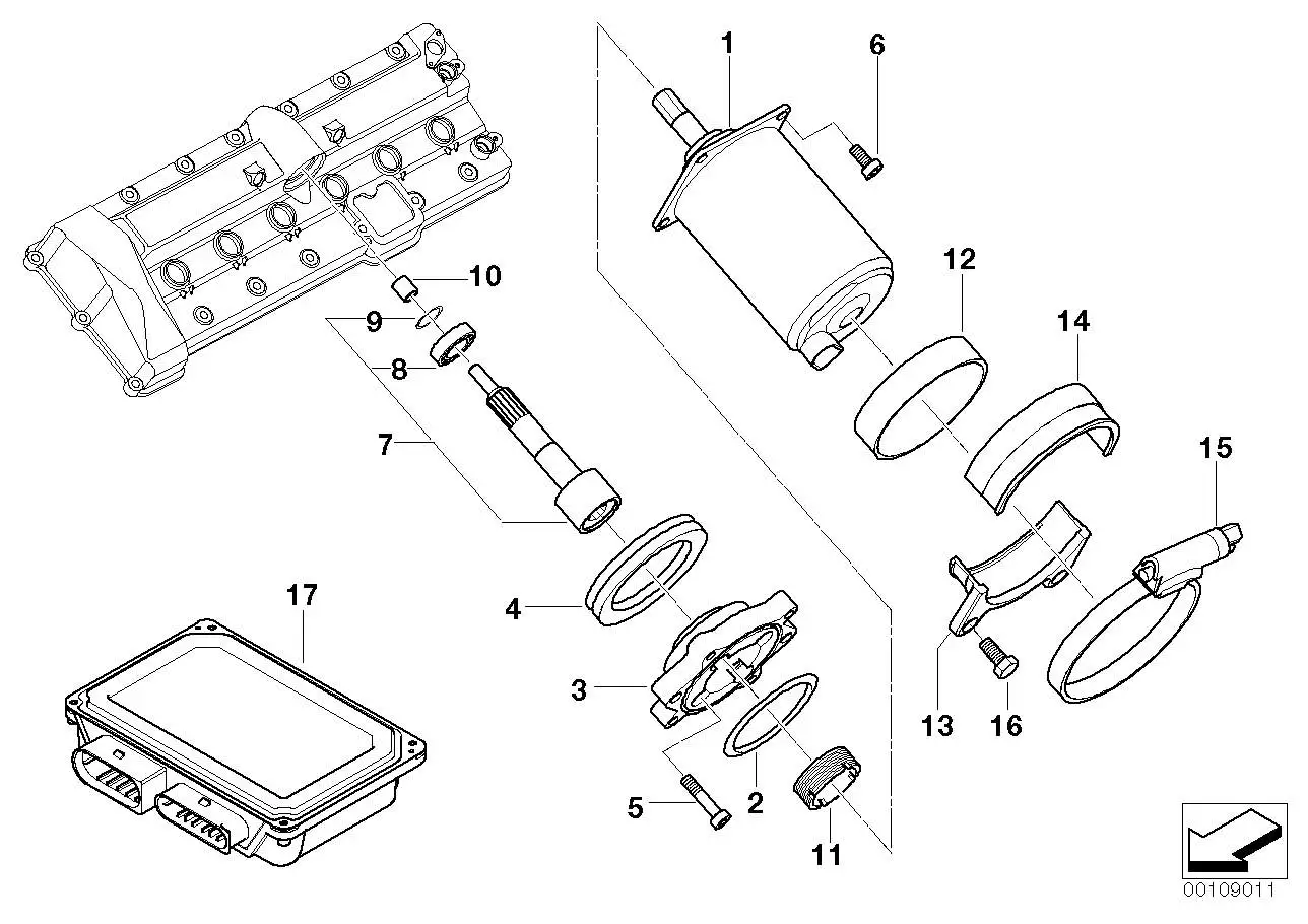 BMW Steuergerät Valvetronic E65 E66 11377575655