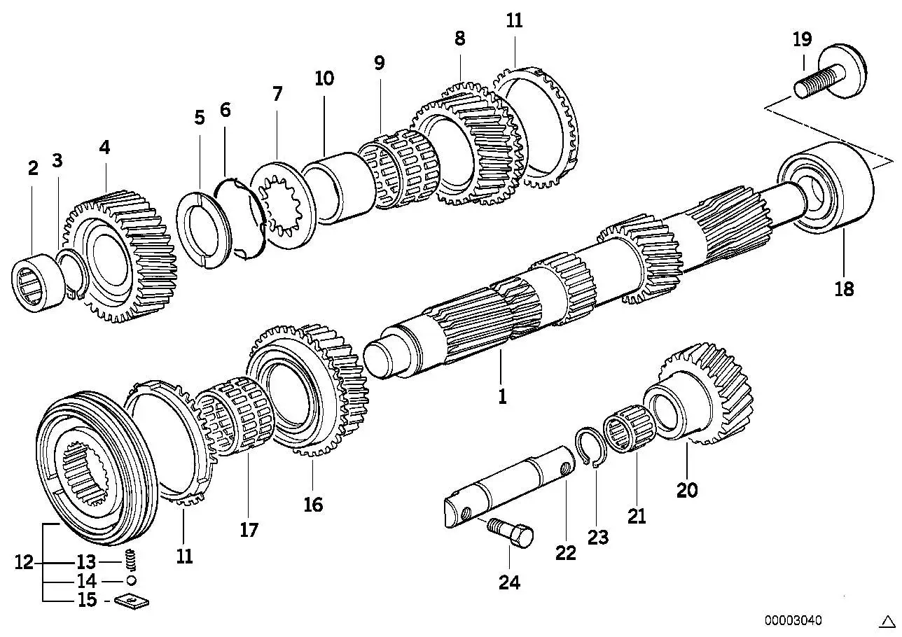 BMW Rollenbuchse E21 E23 E24 E28 E30 E32 E34 E36 E39 E46 E85 E87