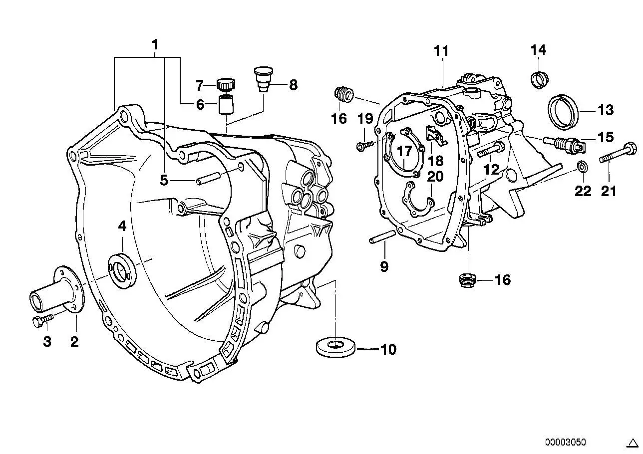 BMW Wellendichtring E30 E12 E21 E23 E24 E28 E32 E34 E36 E38 E39 E