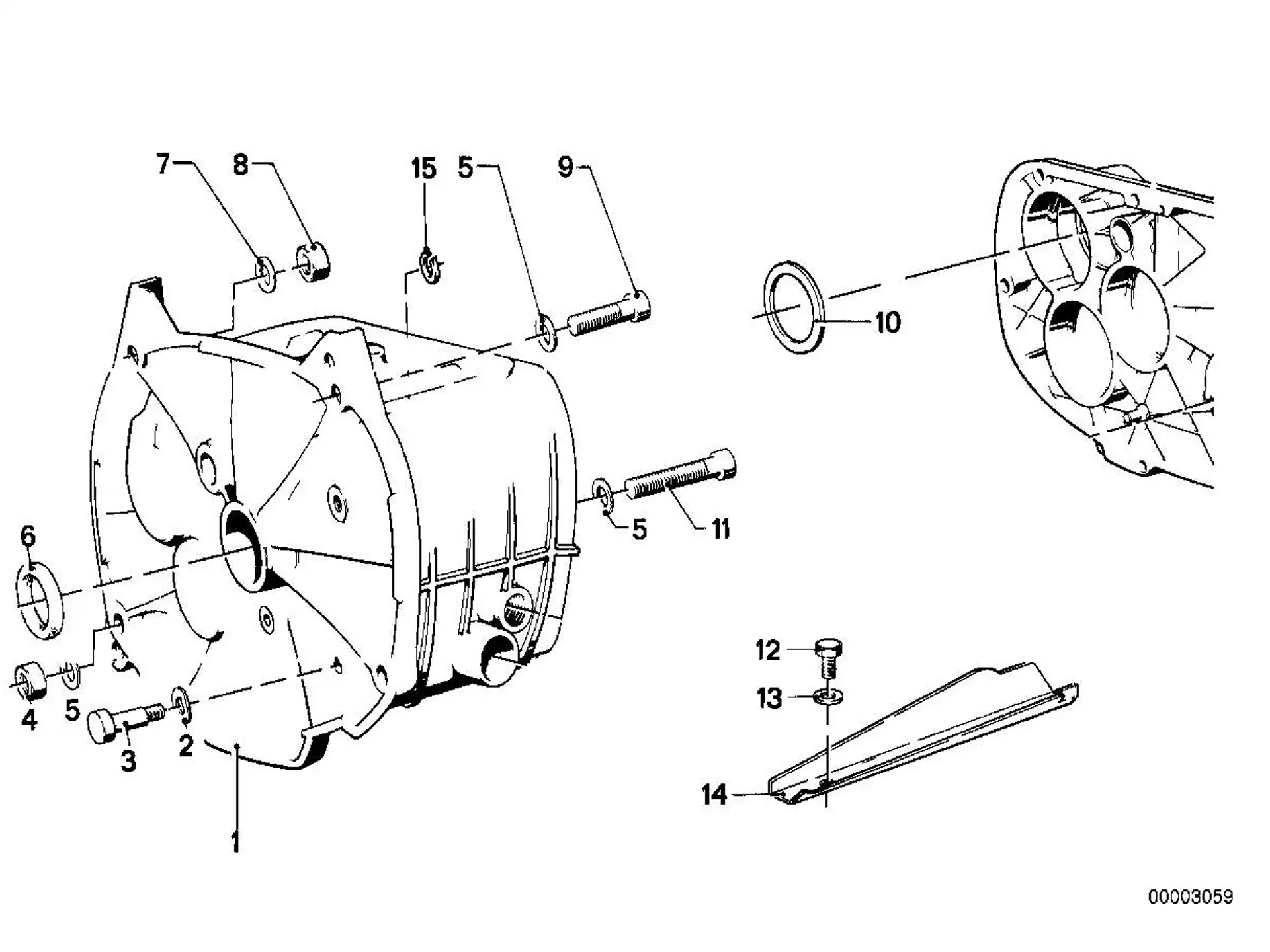 BMW Zylinderschraube R50 R60 R75 R90 R90S R45 R45T R65 R65T E36 E12 E23 E24 E28 E30 E32 E34 E65 E83 K41 R13 R21 R21A R22 R28 07119902984