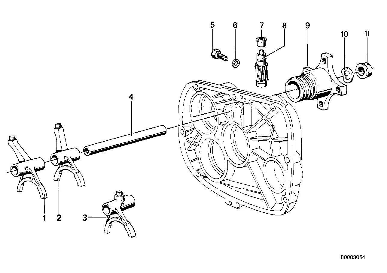 BMW Bundmutter R50 R60 R75 R90 R90S R45 R45T R65 R65T 23211230084