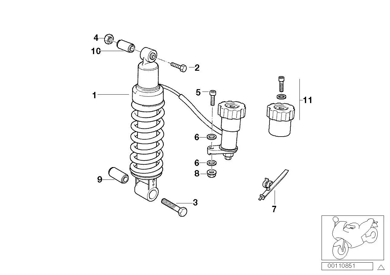 BMW Handrad für Federbeinverstellung K30 R13 R21 R21A R22 R28 335