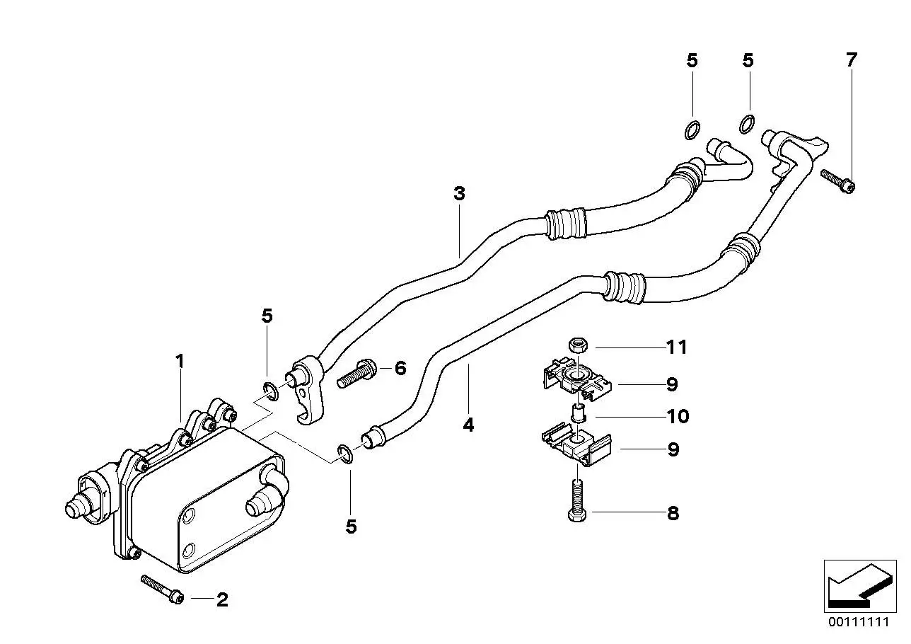 BMW Wärmetauscher E60 E61 E63 E64 E65 E66 E83 17217803830 - 5er,