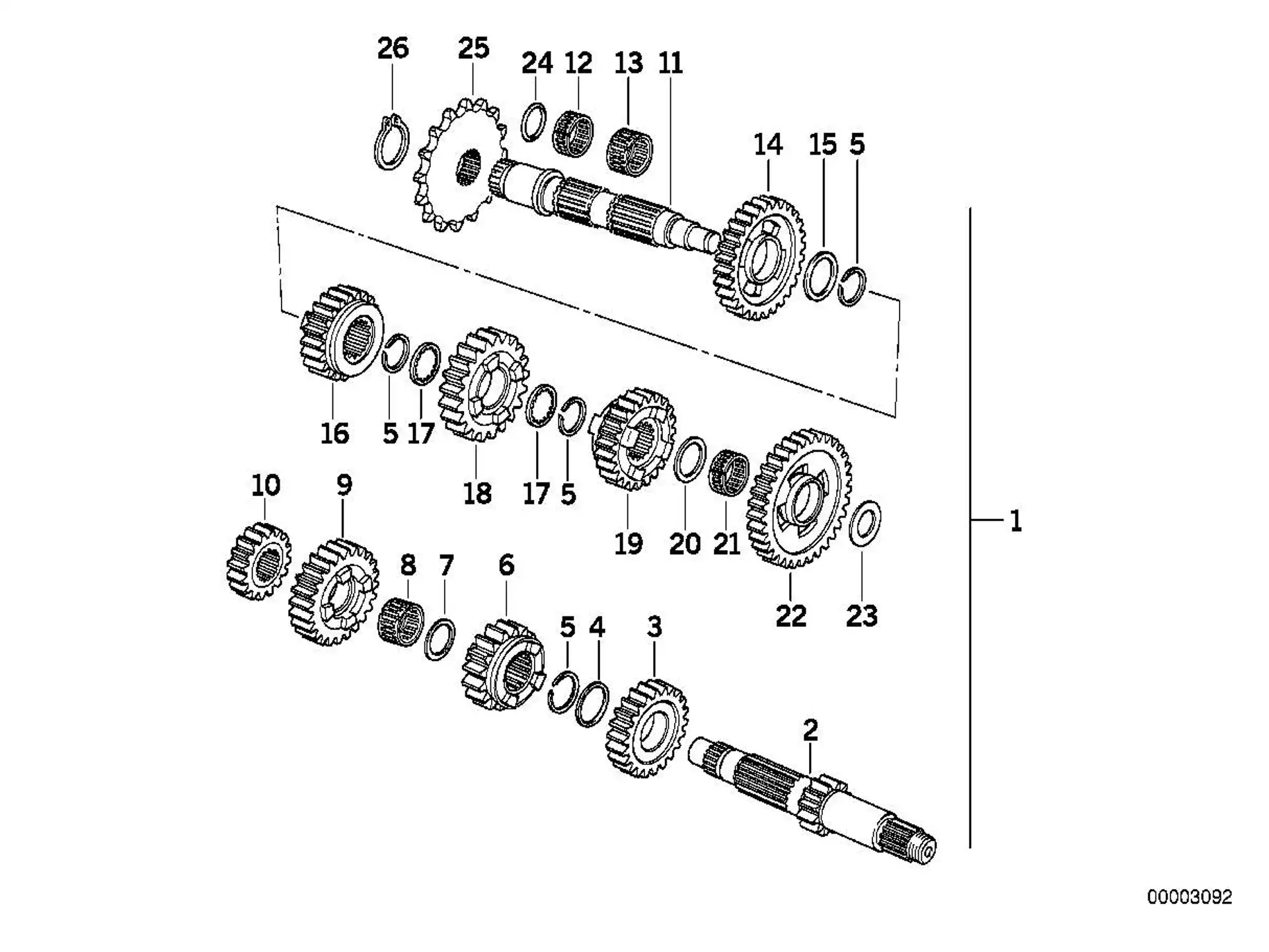 BMW Sicherungsblech R13 23002343472
