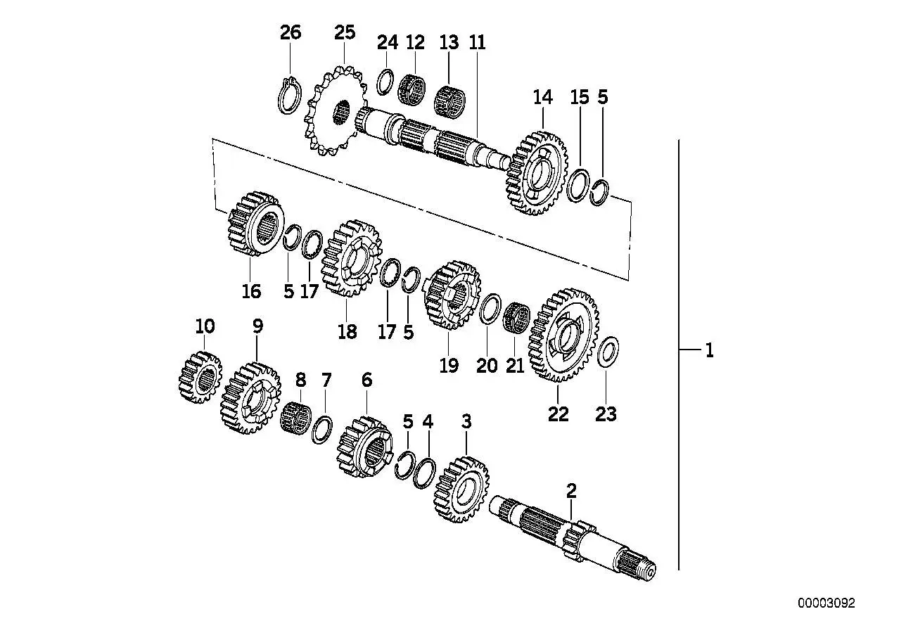 BMW Sicherungsblech R13 23002343472