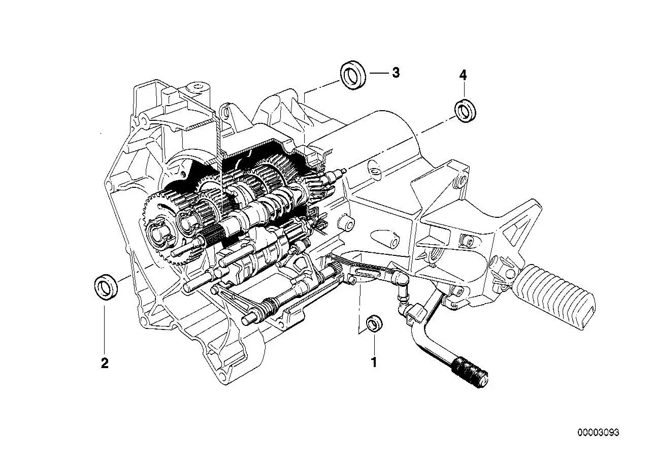 BMW Wellendichtring K30 K41 R21 R21A R22 R28 23122330139