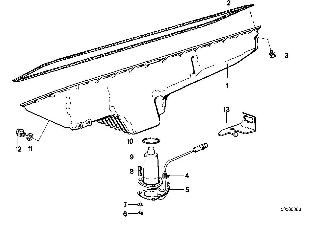 BMW Ölwanne E23 E24 E28 11131278878