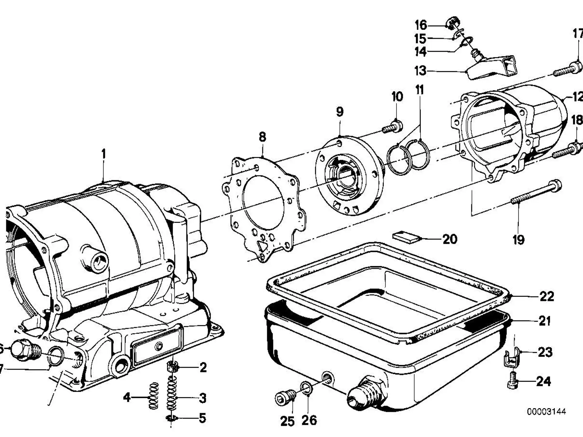 BMW Sechskantschraube mit Scheibe E12 E21 E23 E24 E28 E30 E31 E32 E34 E36 E38 E39 24111217130