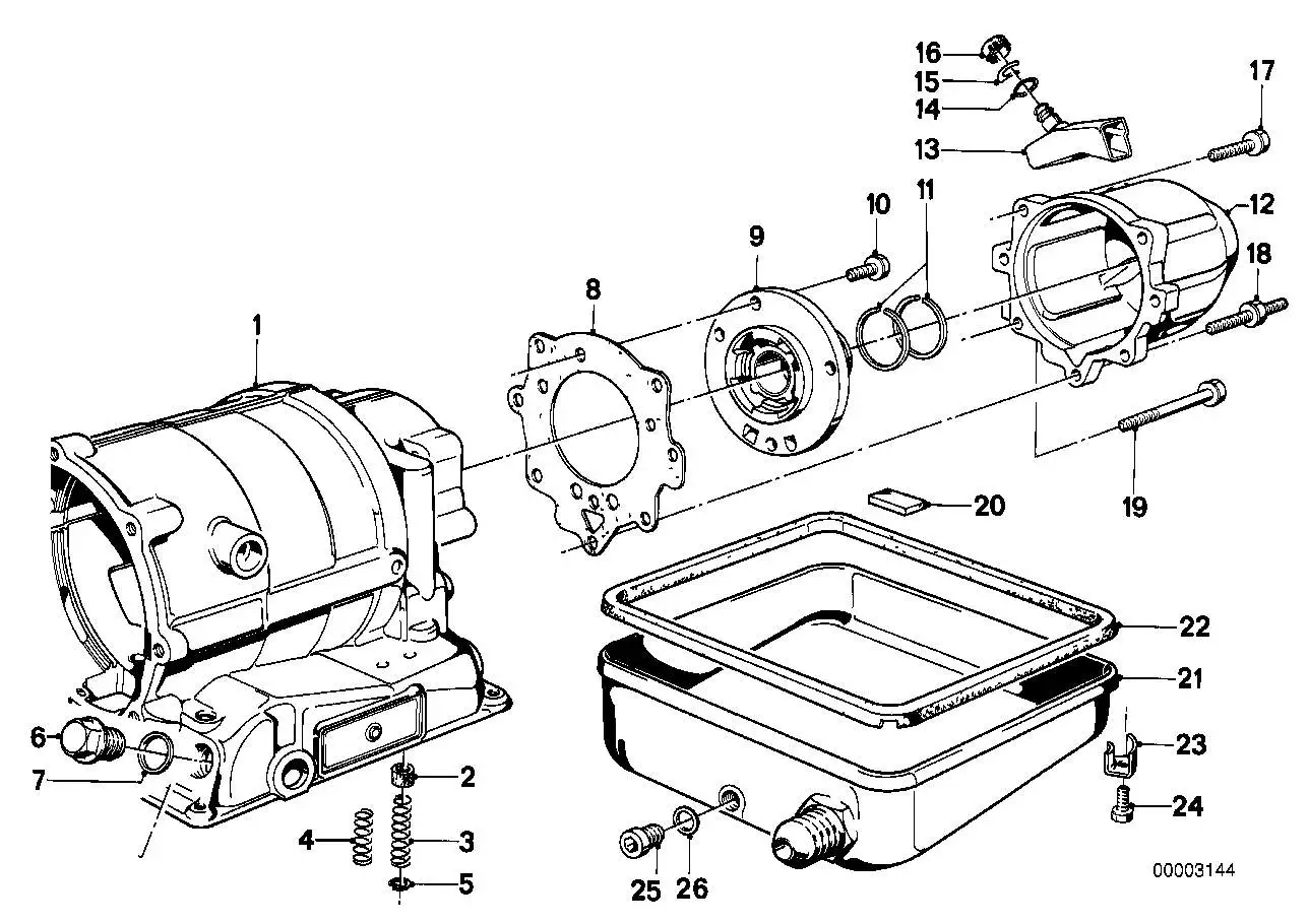 BMW Sechskantschraube mit Scheibe E12 E21 E23 E24 E28 E30 E31 E32