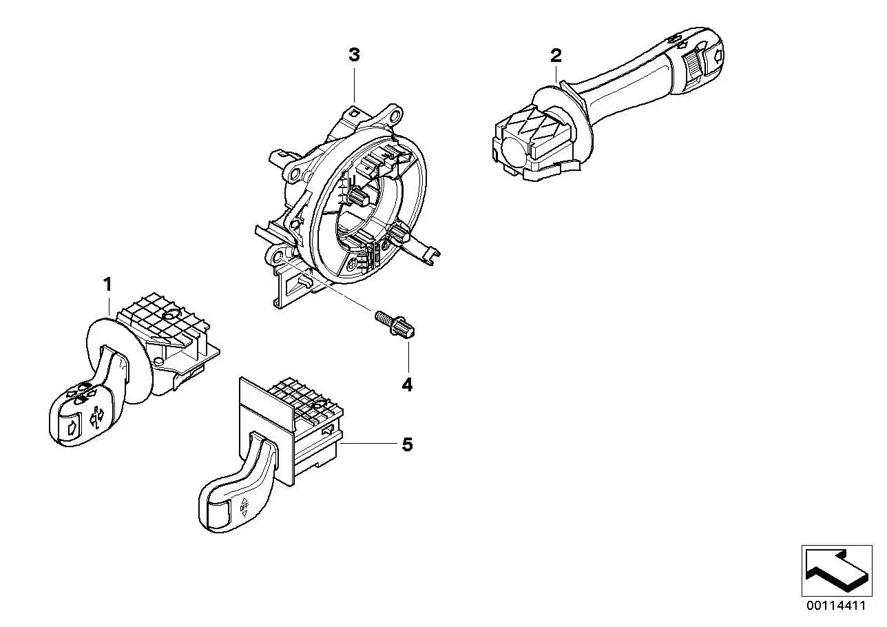 BMW Schalter Geschwindigkeitsregelung E85 E86 61316940989 - Z4 E8