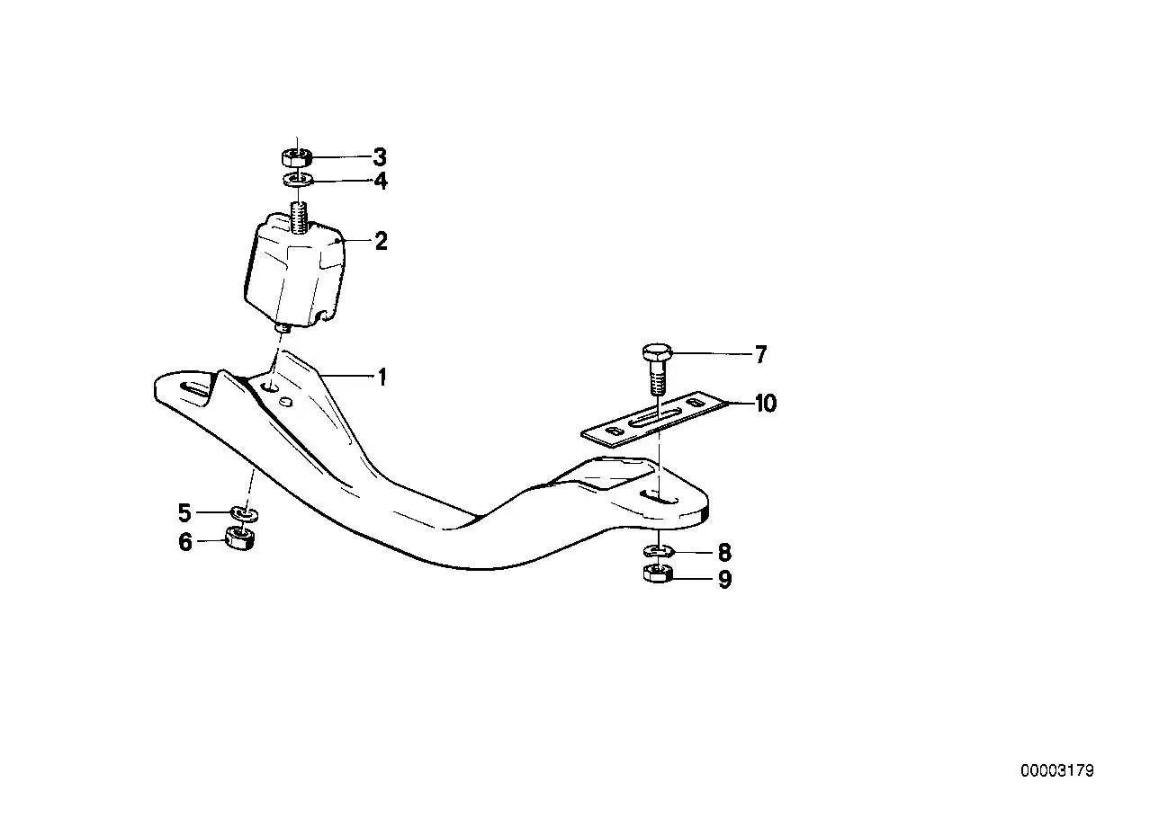 BMW Gummilager E24 E28 23711130400
