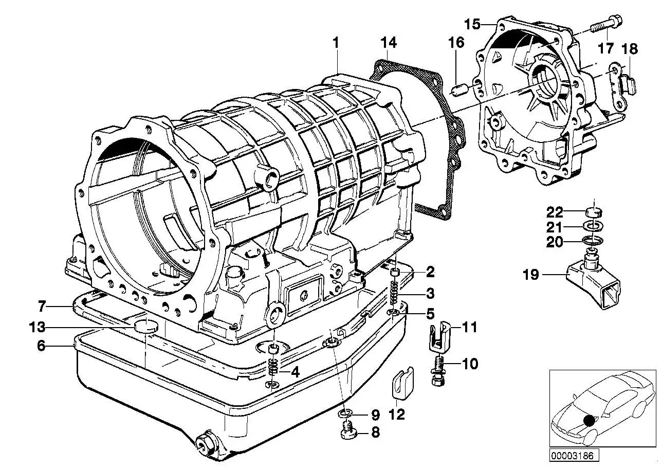 BMW Dichtung asbestfrei E23 E24 E28 E30 E31 E32 E34 24111215463 -