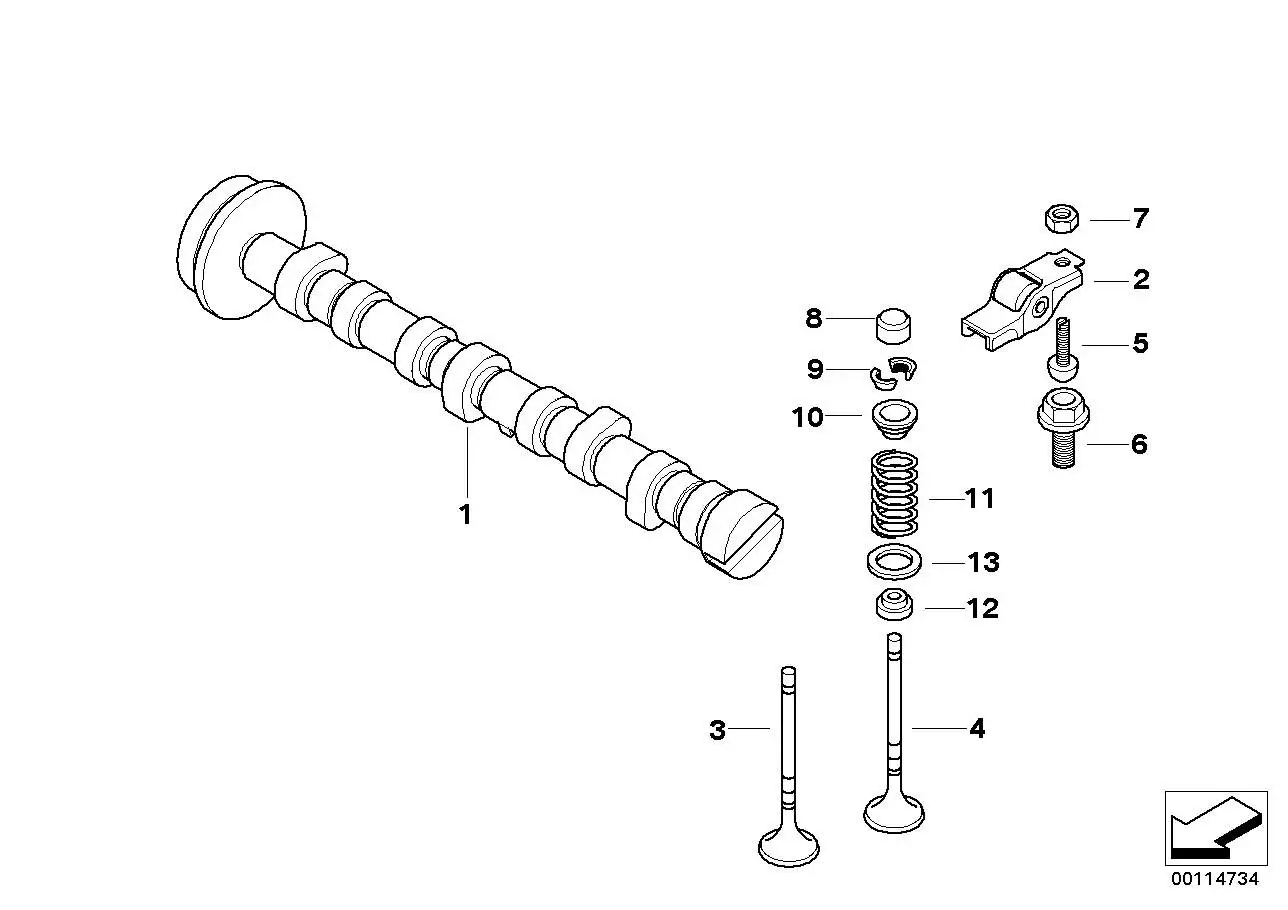 BMW Einlassventil 11347791054 - Bildposition 03