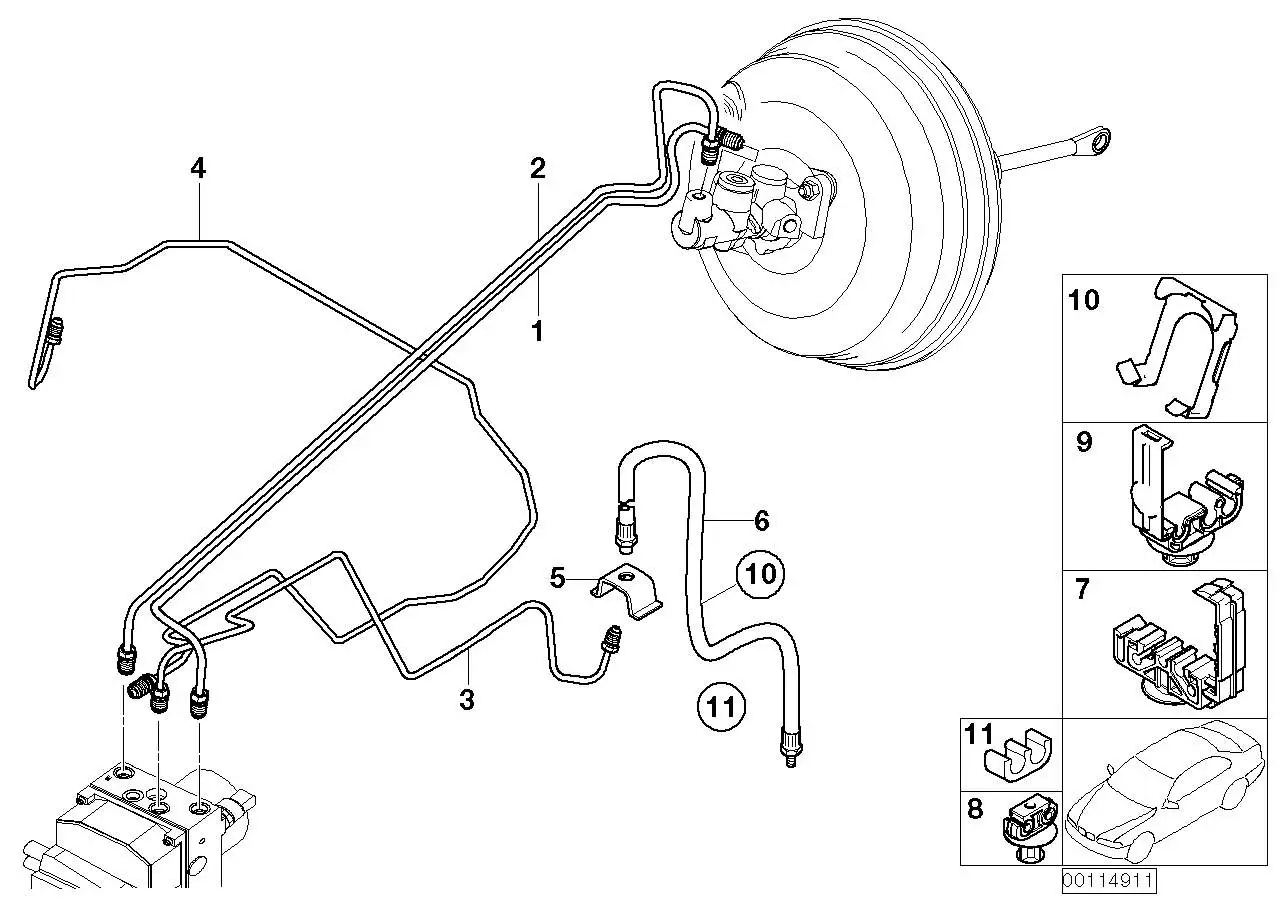 BMW Rohrleitung E36 E53 34326755499 - Bildposition 03